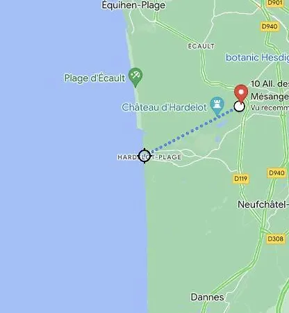 Maison Au Calme Avec Jardin Pres Du Chateau, Foret Et Condette