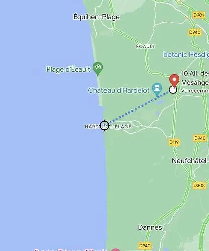 Maison Au Calme Avec Jardin Près Du Château, Forêt Et Condette