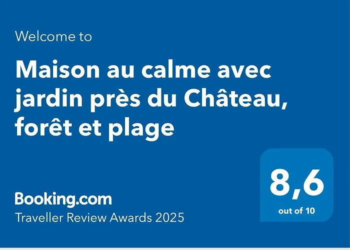 Maison Au Calme Avec Jardin Près Du Château, Forêt Et *